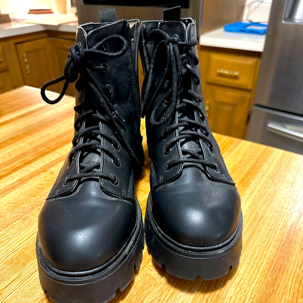 Madden Girl Combat Boots